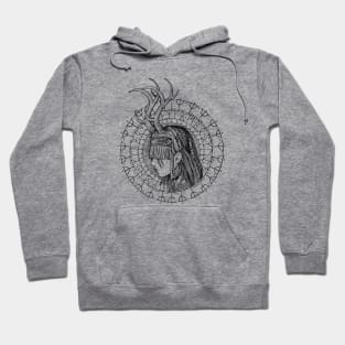 Heilung shaman with runes pagan viking Hoodie